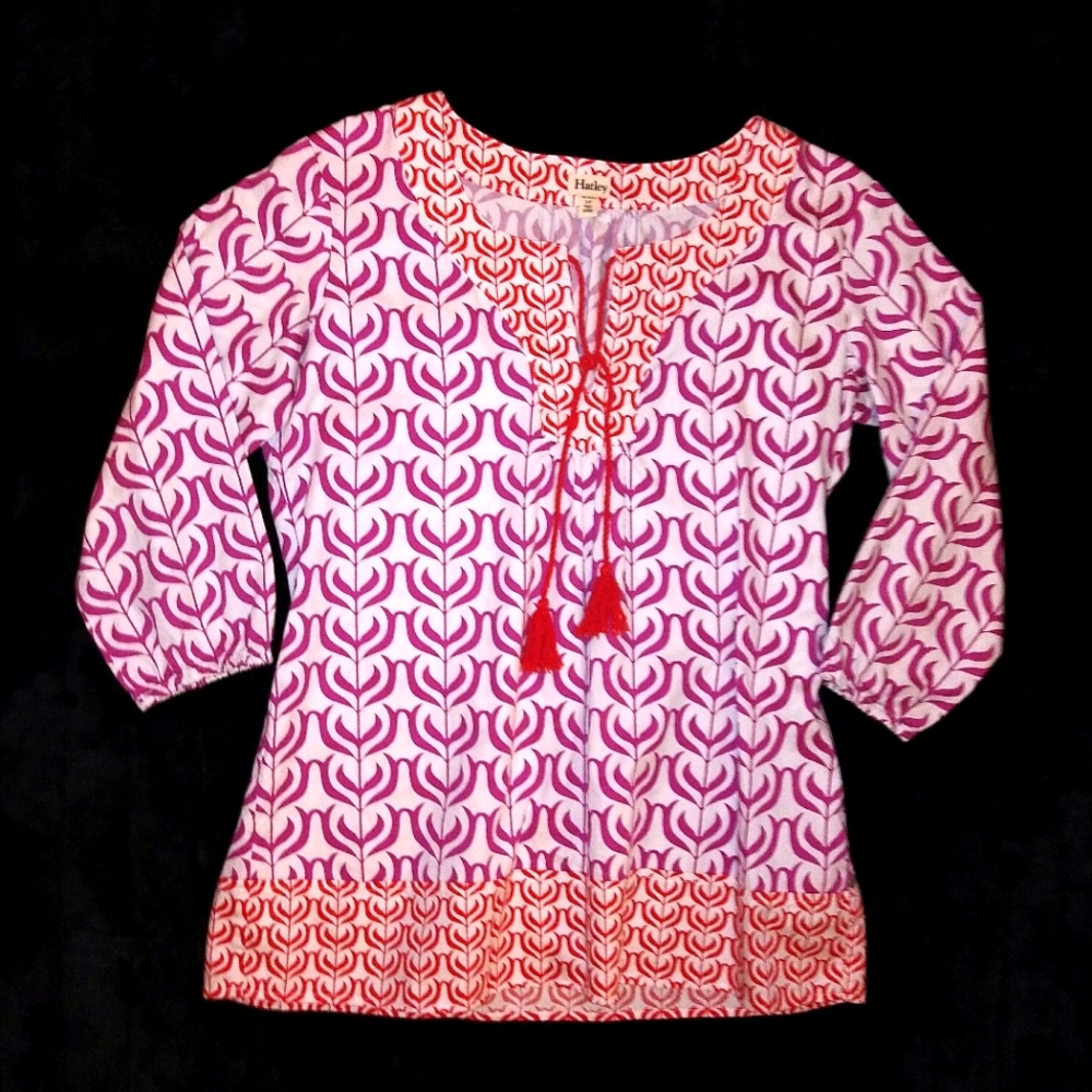 Hatley Peasant Top Drawstring with Tassels